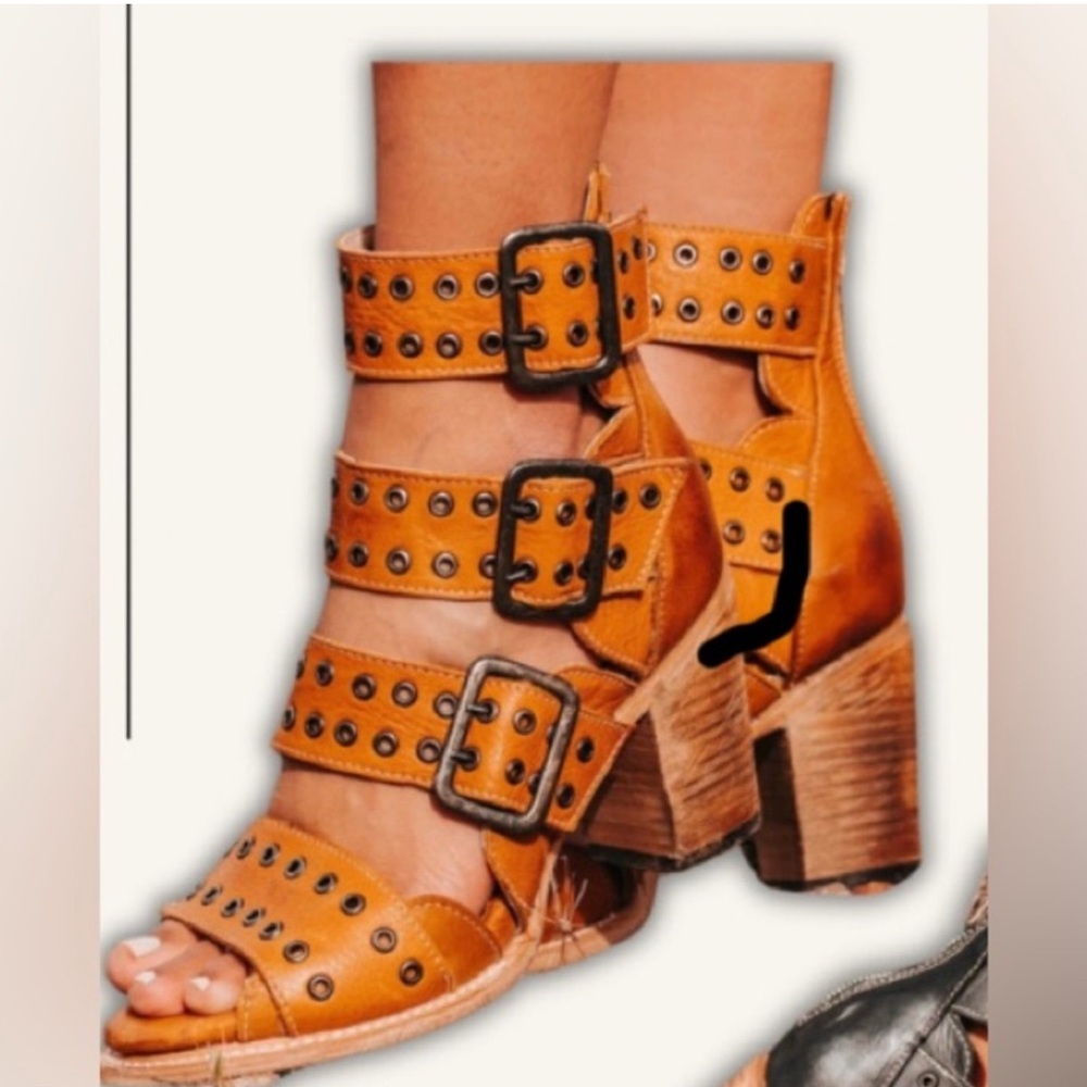 Freebird Blake - Wheat Women's Strappy Sandals